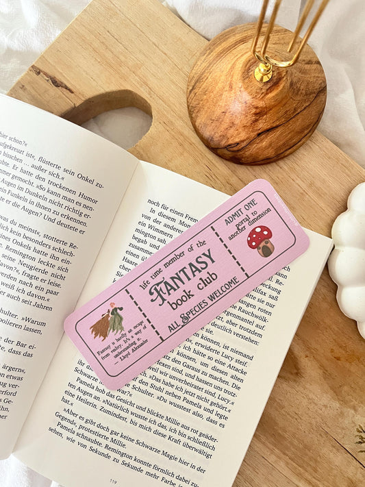 Lesezeichen „Fantasy Book Club“