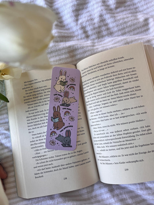 Lesezeichen „Book Bunny Club“
