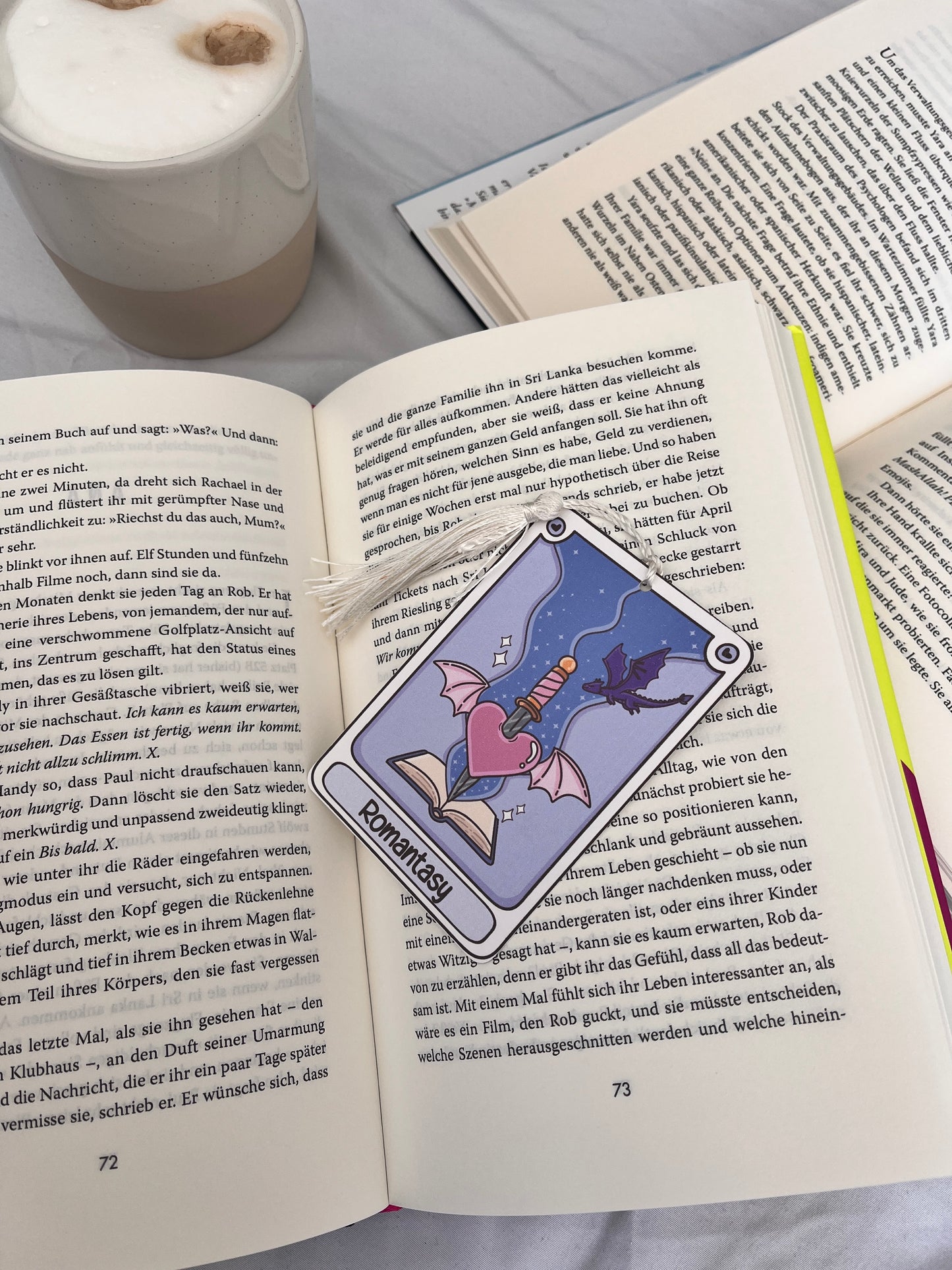 Lesezeichen Tarotkarte „Romantasy“