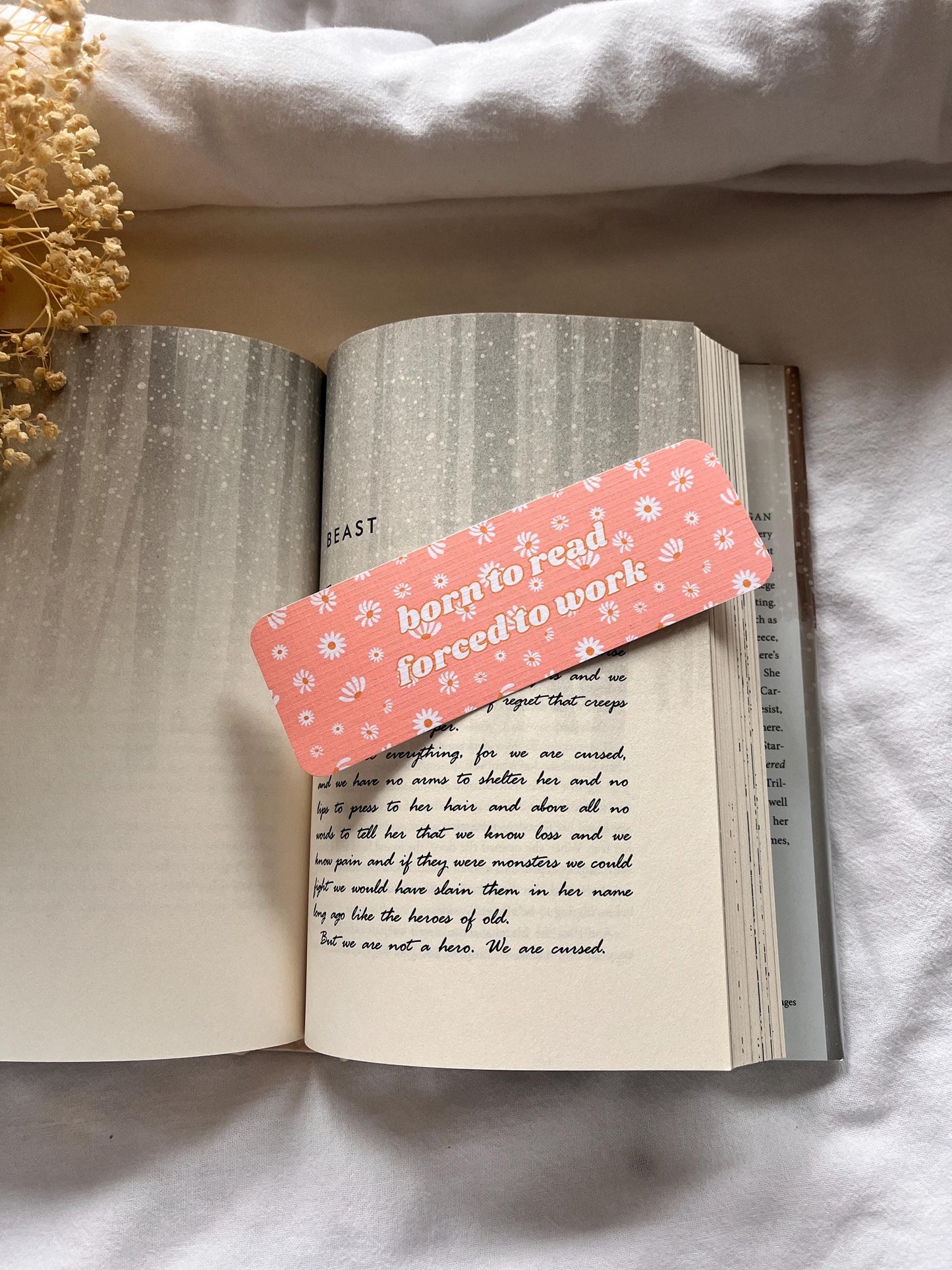 Lesezeichen „Born to read“