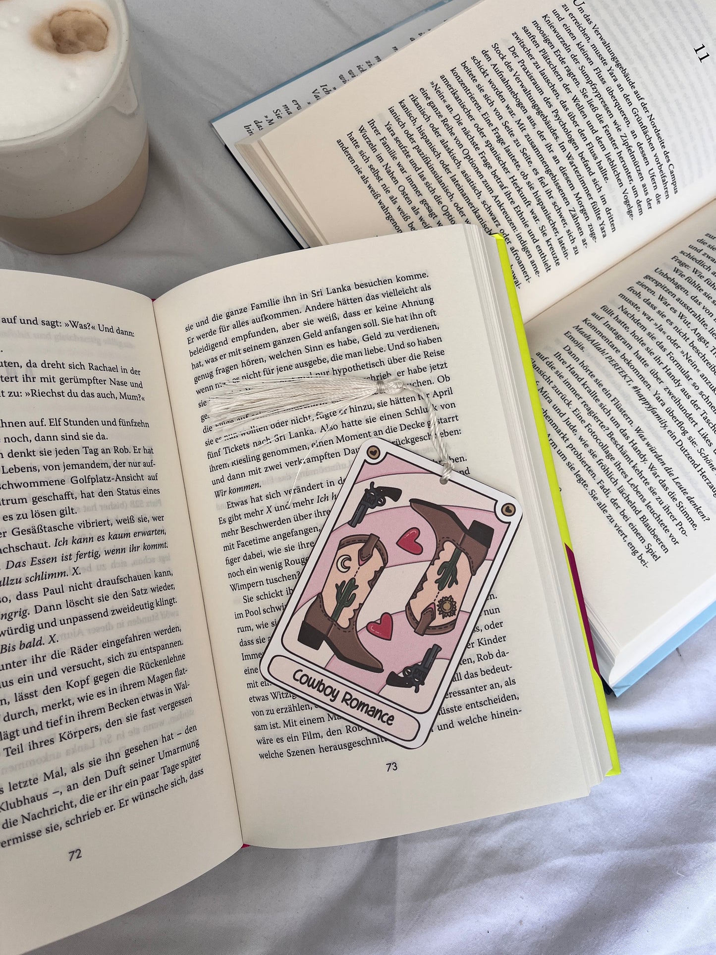 Lesezeichen Tarotkarte „Cowboy Romance“