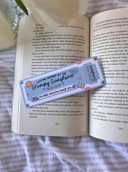 Lesezeichen „Grumpy x Sunshine“
