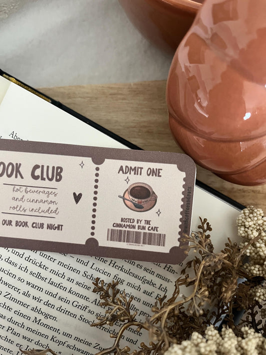 Lesezeichen „Cosy Girl Book Club“