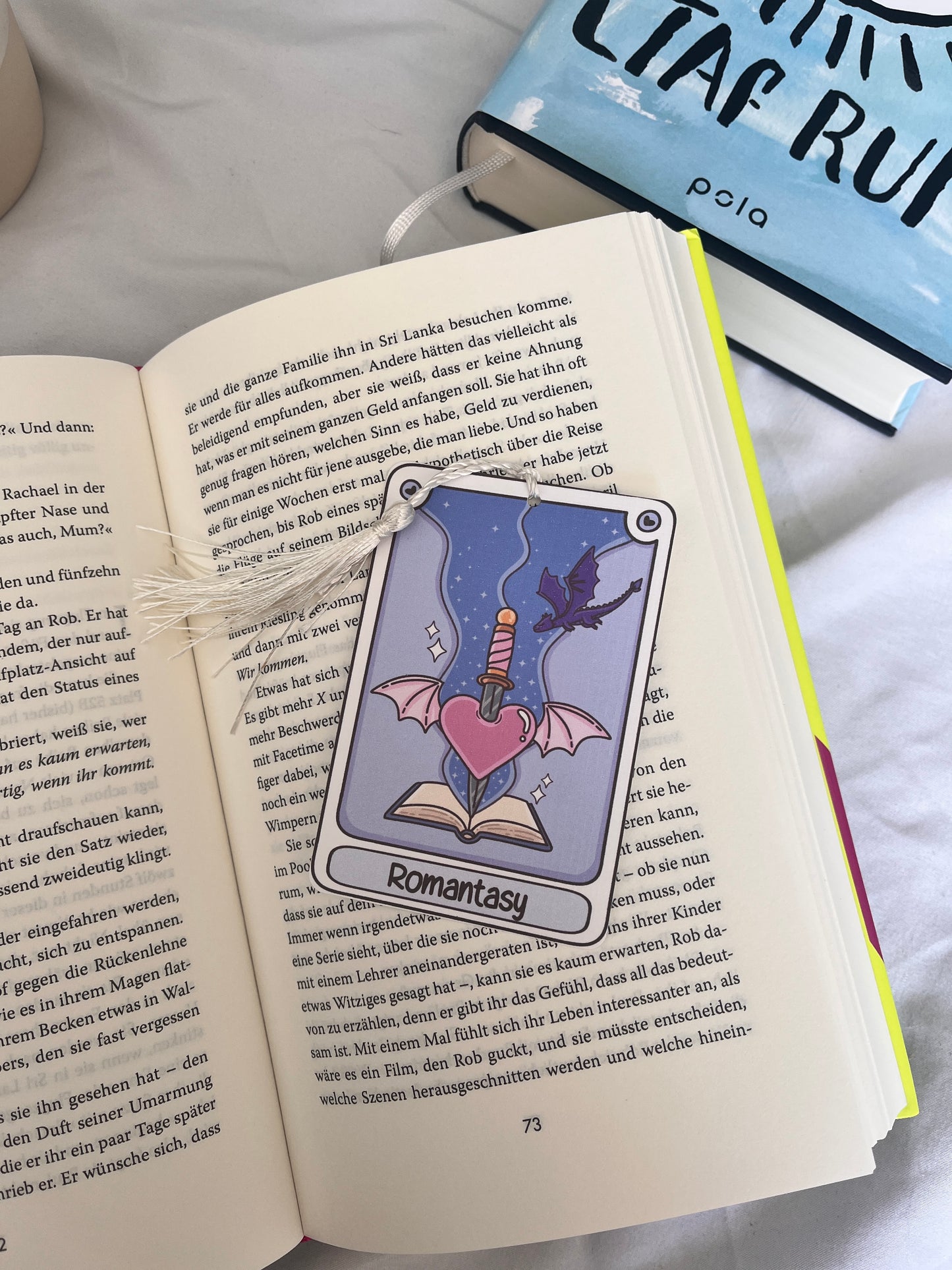Lesezeichen Tarotkarte „Romantasy“