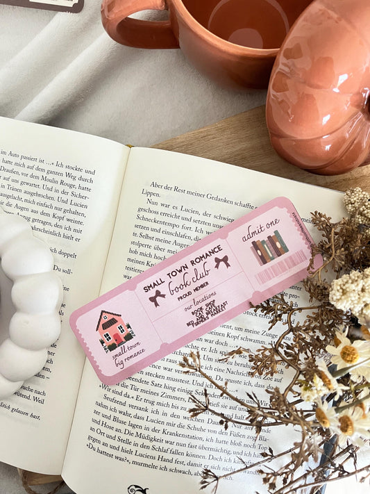 Lesezeichen „Small Town Romance Book Club“