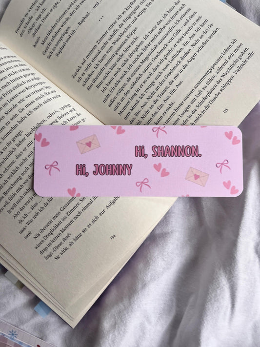 Lesezeichen „Hi Shannon - Hi Johnny“
